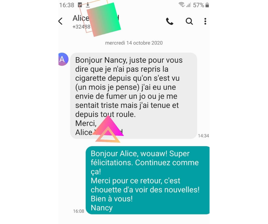 Alice Arrêt Tabac